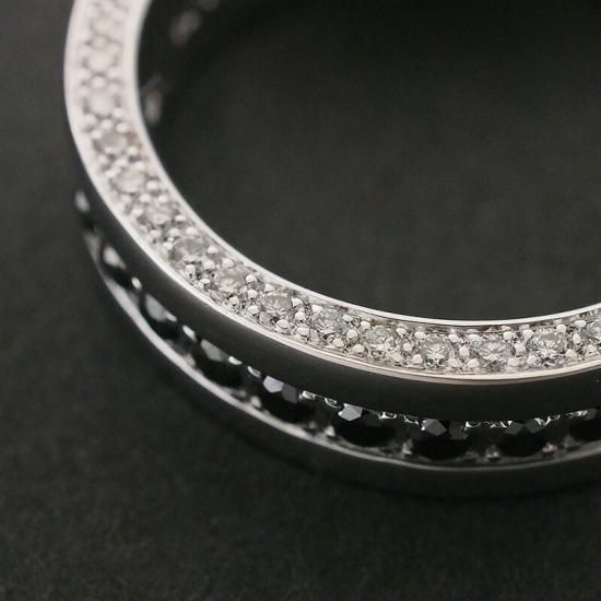 k18YGリング ダイヤモンド/0.73ct 0.33ct リング K18WG - ジュエリー・時計