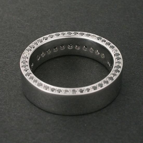 k18YGリング ダイヤモンド/0.73ct 0.33ct リング K18WG - ジュエリー・時計