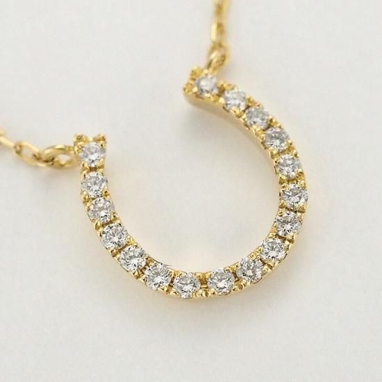 スタージュエリー ダイヤモンド/0.05ct ホースシュー ネックレス