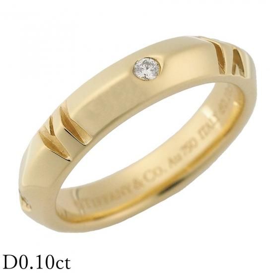 ティファニー 4P ダイヤモンド/0.10ct アトラス X クローズド ナロー