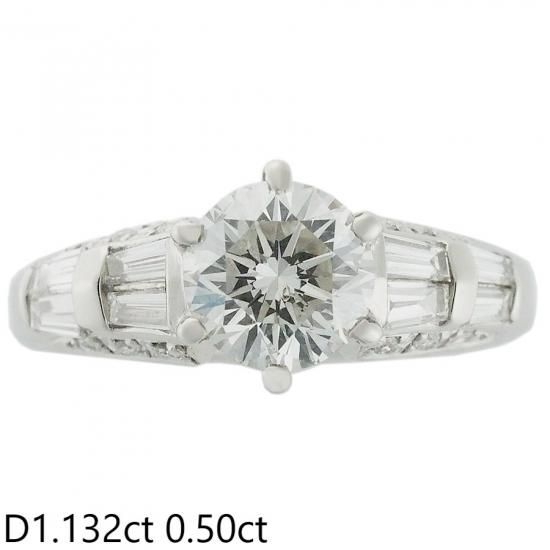 pt900 クロスオーバーリング ダイヤモンド0.50ct　高品質 楽天市場】pt900【0.50ct】ダイヤモンド リバーシブル リング