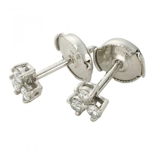 ティファニー ダイヤモンド アリア ピアス Pt950 - ジュエリー・時計