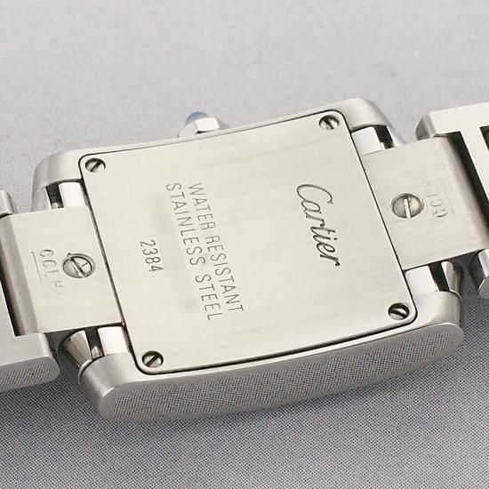 カルティエ タンクフランセーズSM W51008Q3 SS クォーツ 箱付き カルティエ タンクフランセーズ SM W51008Q3 シルバー