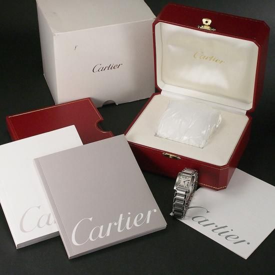 カルティエ タンク フランセーズ SM W51008Q3 クオーツ 国内正規