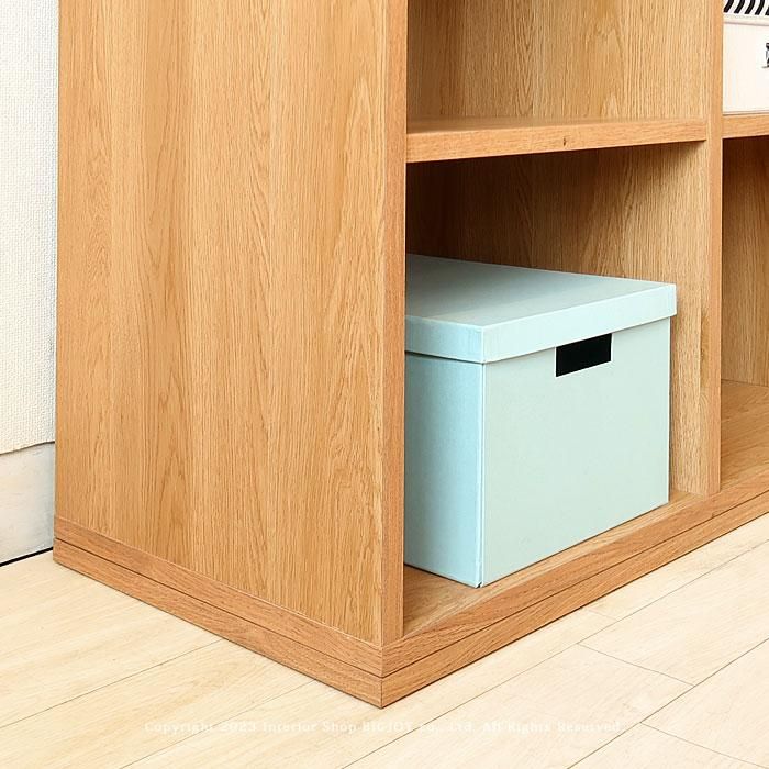 本棚 収納シェルフ オープンシェルフ 飾り棚 幅86cm 高さ72cm 台