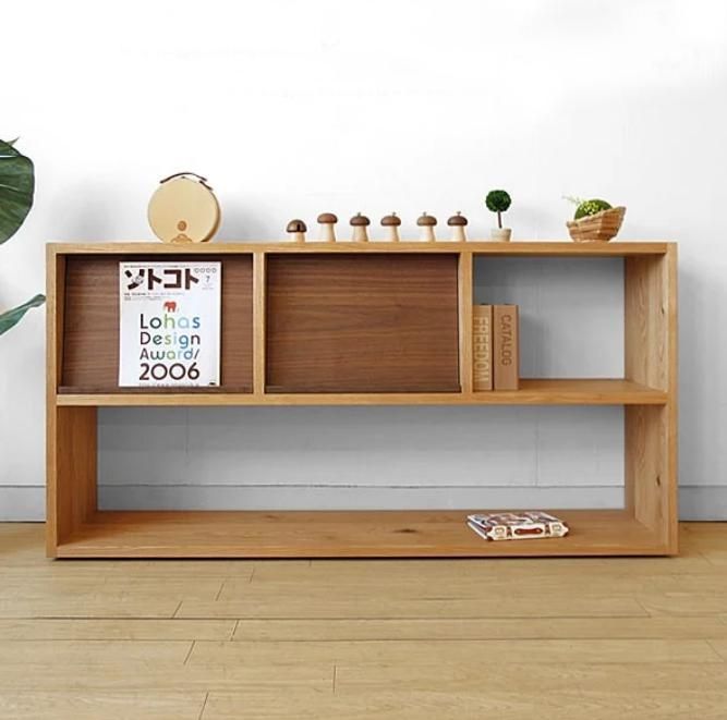 幅145cm オーク材 ウォールナット材 25mm厚の無垢材を使用した