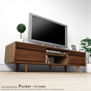 ƥ ̵ Ѥ˴ݤߤΤǥΥƥӥܡ 150cm  ʥåȺ  POCKET-TV150 ֥饦