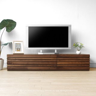 幅150cm ウォールナット材 ウォールナット無垢材 木製テレビ台 和モダンテイストなテレビボード REGATO-TV150WN