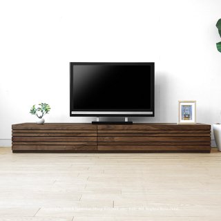 テレビ台 和モダンテイストなテレビボード 受注生産商品 幅150cm 180cm 210cm 240cmの5サイズ ウォールナット材 ウォールナット無垢材 木製 REGATO-TV210