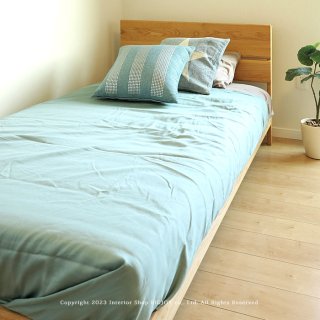 アウトレット展示品処分 シングルベッド 木製ベッド 桐スノコベッド 国産ベッド すのこベッド アルダー材 アルダー無垢材 素材感が魅力のロータイプ ベッドフレーム ナチュラル色