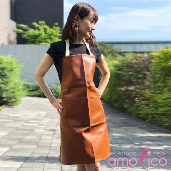 Pvc キャメル無地 エプロン 男女兼用 おしゃれなエプロン通販のamorico アモリコ インポートエプロン専門店