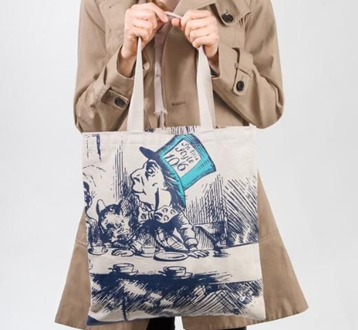 Lewis Carroll / Alice's Adventures in Wonderland Tote Bag