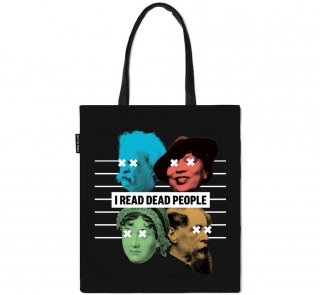  Book Riot / I READ DEAD PEOPLE Tote Bag