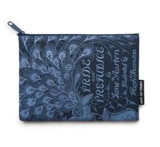 Jane Austen / Pride and Prejudice Pouch (Navy)