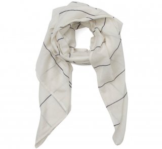 Library Card Lightweight Scarf (White)