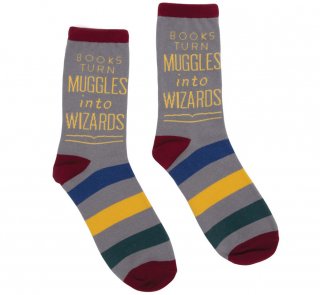 Harry Potter Alliance / Books Turn Muggles Into Wizards Socks
