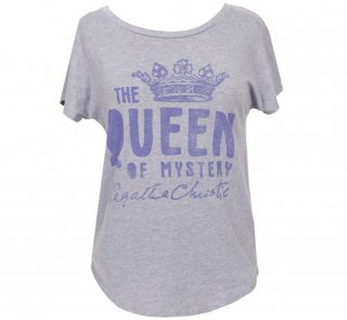 Agatha Christie [The Queen of Mystery] Dolman Tee (Heather Grey) (Womens)