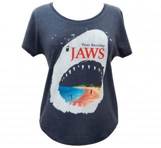 Peter Benchley / Jaws Dolman Tee (Vintage Navy) (Womens)