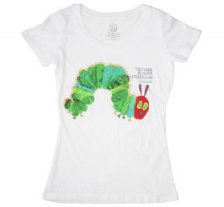 Eric Carle / The Very Hungry Caterpillar Tee (White) (Womens)