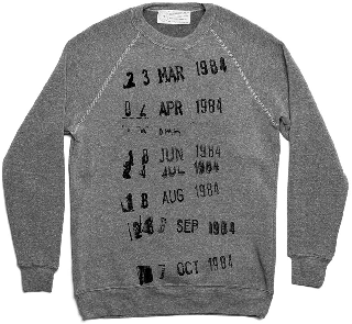 Library Stamp Sweatshirt (Grey)