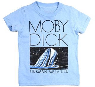 Herman Melville / Moby-Dick Tee (Light Blue) (Kids')