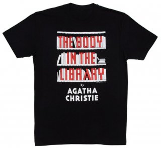 Agatha Christie / The Body in the Library Tee (Black)