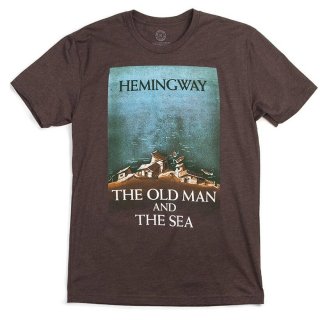 Ernest Hemingway / The Old Man and The Sea Tee (Espresso)
