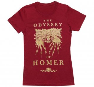 Homer / The Odyssey Tee [Gilded] (Cardinal) (Womens)