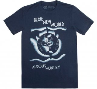 Aldous Huxley / Brave New World Tee (Dark Navy)