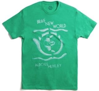 Aldous Huxley / Brave New World Tee (Green)