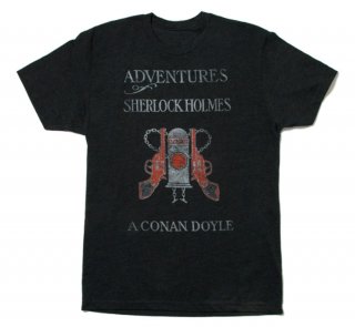 Arthur Conan Doyle / The Adventures of Sherlock Holmes Tee (Charcoal)