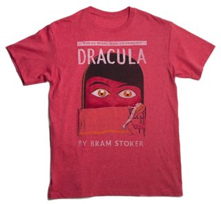 Bram Stoker / Dracula Tee (Heather Red)