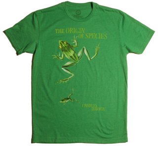 Charles Darwin / The Origin of Species Tee (Kelly Green)