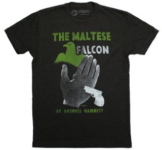 Dashiell Hammett / The Maltese Falcon Tee (Heather Black)
