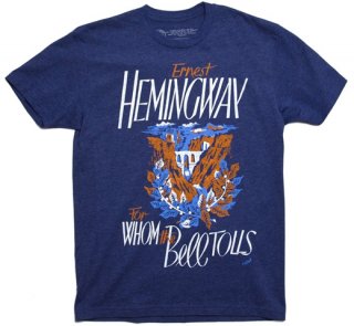 Ernest Hemingway / For Whom the Bell Tolls Tee (Storm)