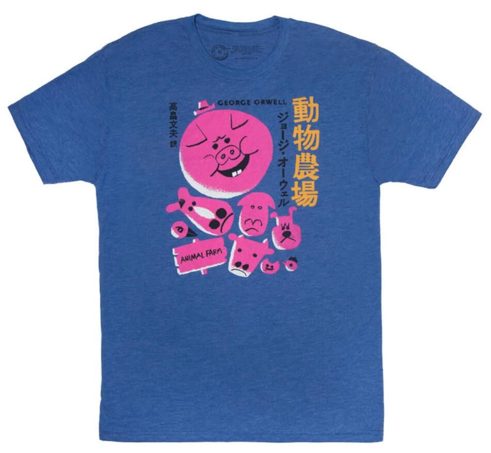 Out Of Print ジョージ オーウェル 動物農場 Tシャツ