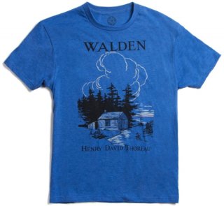 Henry David Thoreau / Walden Tee (Blue)