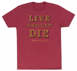 Ian Fleming / Live and Let Die Tee (Red)