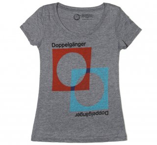 Literary Terms / Doppelgänger Tee (Heather Grey) (Womens)