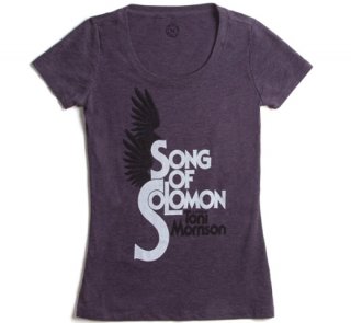 Toni Morrison / Song of Solomon Scoop Neck Tee (Purple) (Womens)