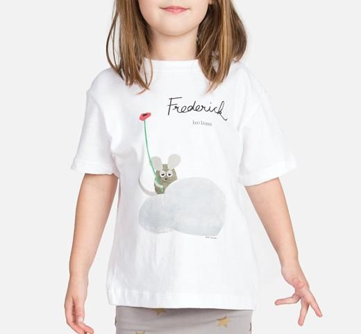 美術館グッズ【12287】　Tシャツ（Ｍ）　フレデリック（レオ・レオーニ） 白 美術館グッズ【12287】 Tシャツ（M） フレデリック（レオ