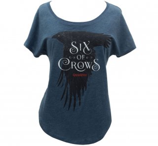 Leigh Bardugo / Six of Crows Relaxed Fit Tee (Indigo) (Womens)