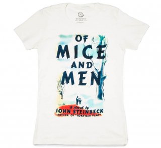 John Steinbeck / Of Mice and Men Tee (Ivory) (Womens)
