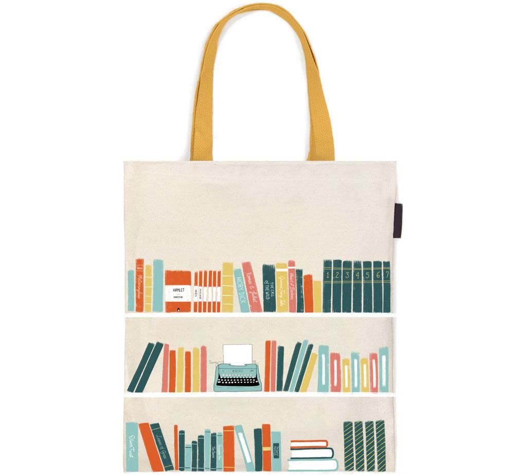 Out of Print オリジナルデザイン Bookshelf トートバッグ Out of Print オリジナルデザイン Bookshelf トートバッグ