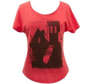 Shirley Jackson / The Haunting Of Hill House Relaxed Fit Tee [Penguin Horror] (Vintage Red) (Womens)