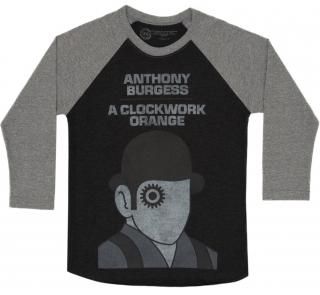 Anthony Burgess / A Clockwork Orange Raglan Tee (Black/Heather Grey)