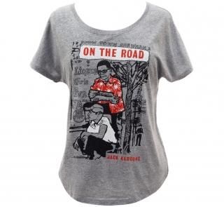 Jack Kerouac / On The Road Relaxed Fit Tee (Premium Heather) (Womens)