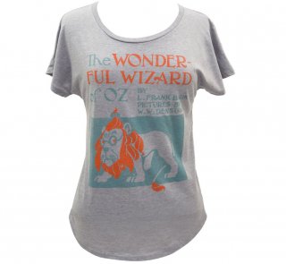 L. Frank Baum / The Wonderful Wizard of Oz Relaxed Fit Tee (Heather Grey) (Womens)