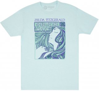 Zelda Sayre Fitzgerald / Save Me the Waltz Tee (Ice Blue)