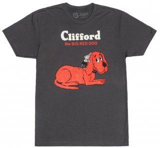 Norman Bridwell / Clifford the Big Red Dog Tee (Heavy Metal Grey)
